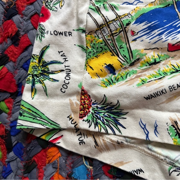 J.Crew Factory Hawaii Print City Fit Shorts Women’s Size 8 Preppy Tropical Vacay - Picture 7 of 16
